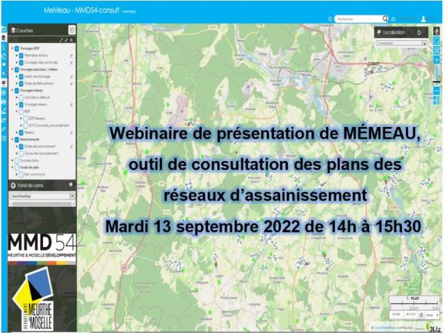 Webinaire de présentation de MÉMEAU du 13/09/2022